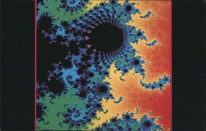 Mandelbrot Set Fractal Image, IBM 3090-600E Supercomputer