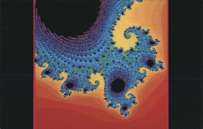 Mandelbrot Fractal Image, IBM Supercomputer Generated