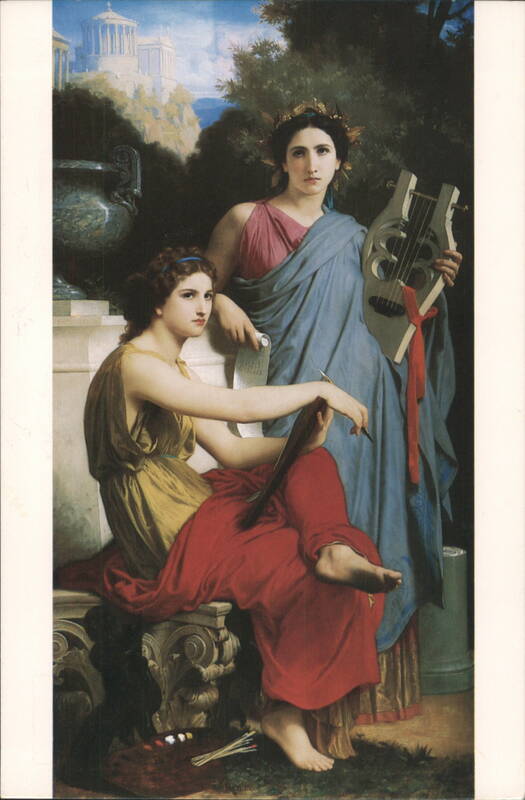 L'Art et la littérature by William Adolphe Bouguereau