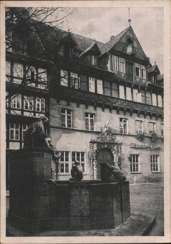 Braunschweig Eulenspiegelbrunnen & Mumme-Haus Germany