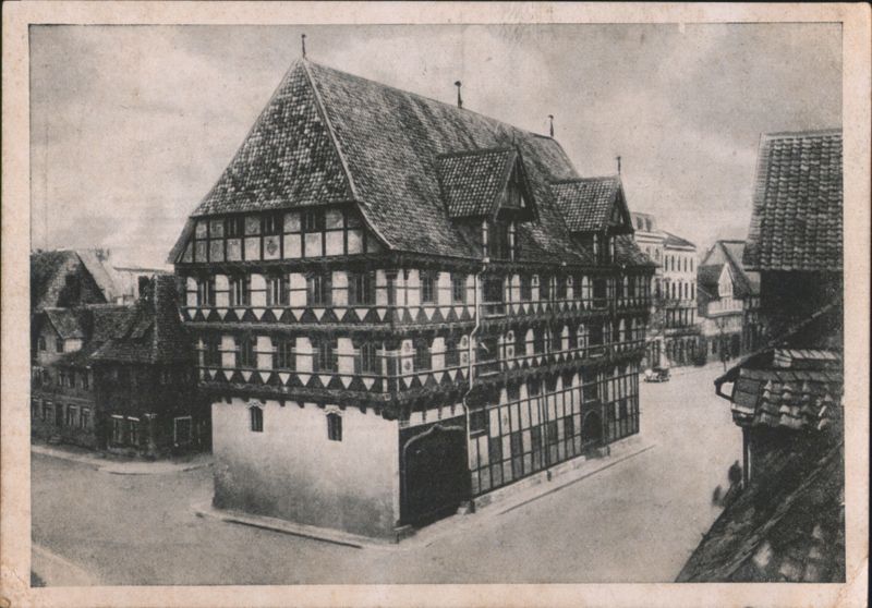Braunschweig Alte Waage Half-Timbered Building Germany