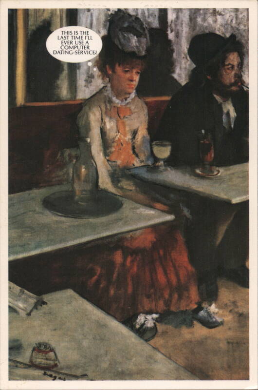 MISGUIDED MASTERPIECES: Degas Absinthe Dating Service