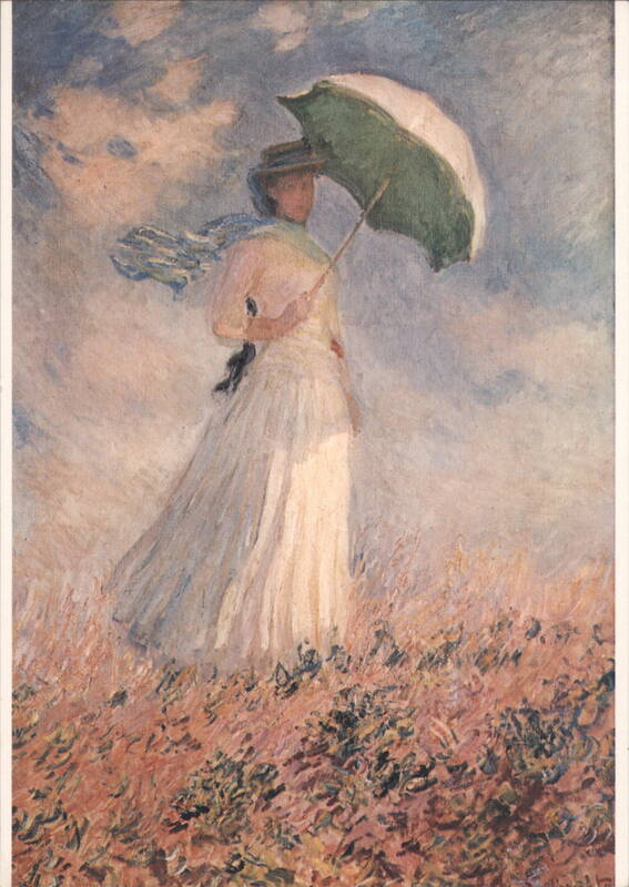 Claude Monet, Woman with a Parasol, 1886 Women