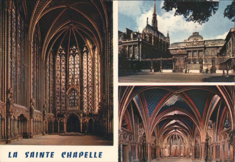 Sainte-Chapelle Paris Interior Upper & Lower Chapels France
