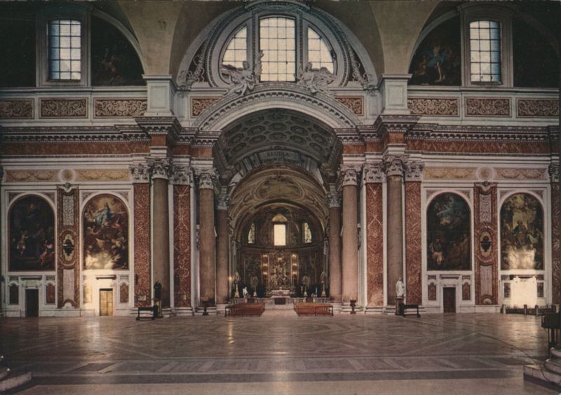 Basilica di S. Maria degli Angeli, Nave & Apse (Vanvitelli) Rome Italy