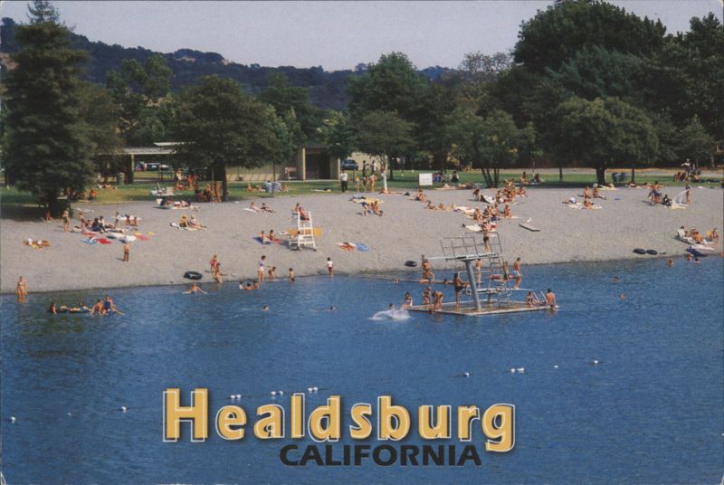 Healdsburg Memorial Beach Russian River Swimming California
