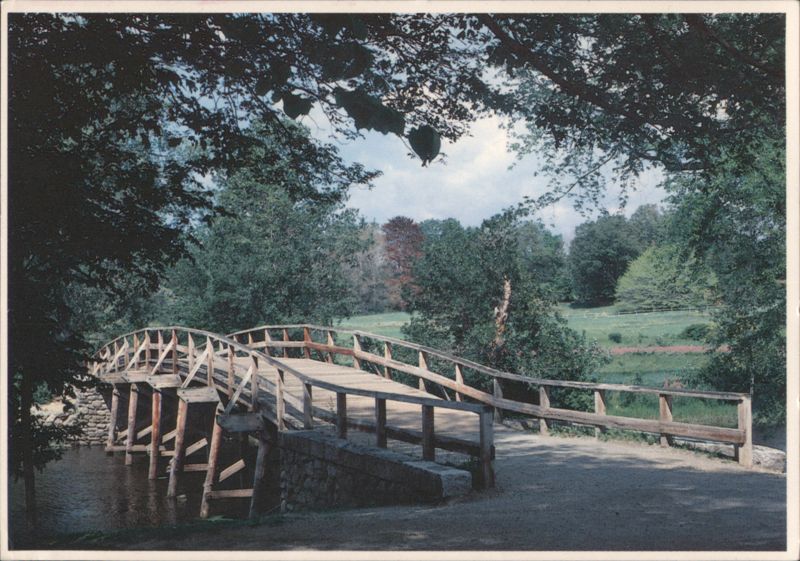 The North Bridge - Minute Man Historical Park Concord Massachusetts