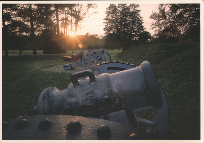Grand French Battery, Yorktown, VA - Sunset Cannons Virginia