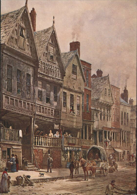 Bishop Lloyd's House, Watergate Street, Chester United Kingdom