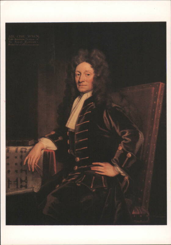 Sir Christopher Wren Portrait by Godfrey Kneller, 1711
