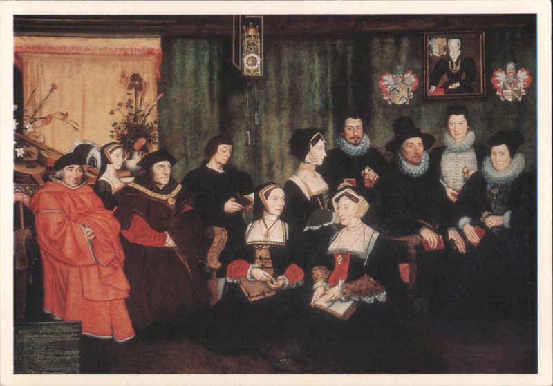 Sir Thomas More, Family & Descendants by Rowland Lockey, 1593