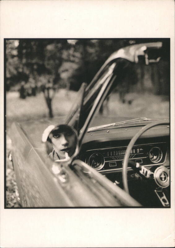 Paul Foldes: Bliss in Paris, Woman in Car Mirror Photographic Art