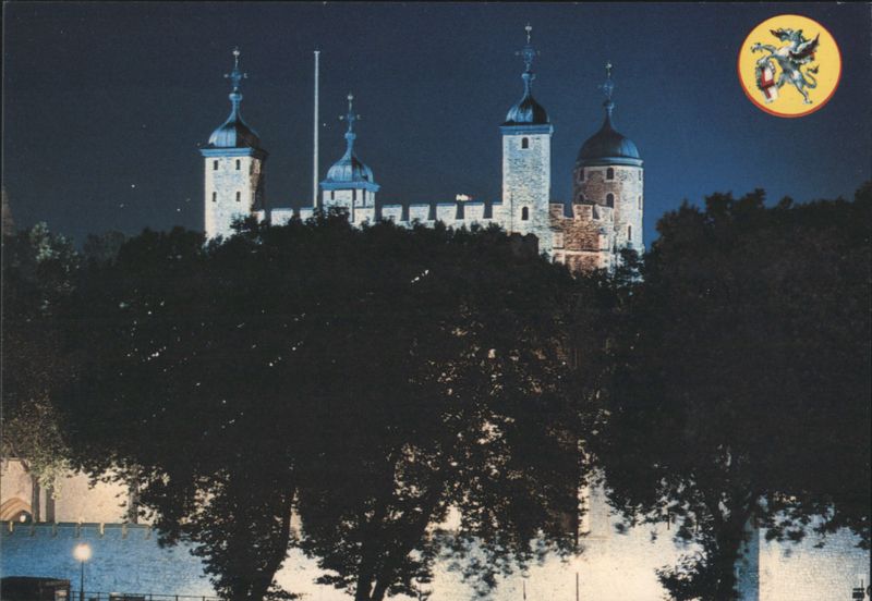 Tower of London, The White Tower at Night United Kingdom