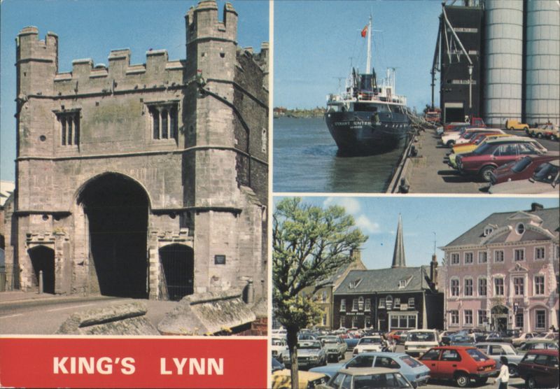 King's Lynn: Gatehouse, River Ouse, Market Place United Kingdom