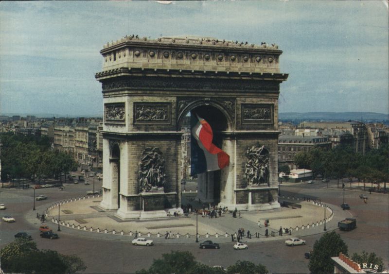 Arc de Triomphe & Place Charles-de-Gaulle, Paris France
