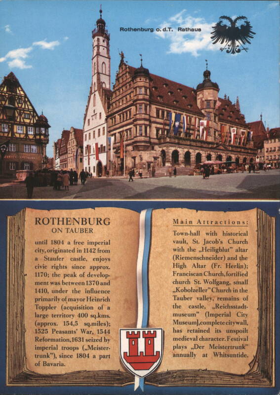 Rothenburg ob der Tauber Rathaus & Main Attractions Germany