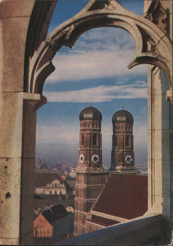 View of the Cathedral from the Town-Hall, Munich Germany