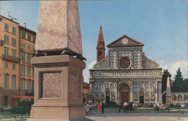 Basilica di S. Maria Novella, Obelisk, Firenze Italy