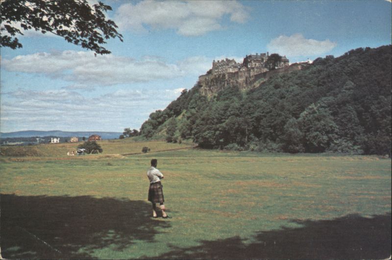 Stirling Castle, Man in Kilt, Scotland
