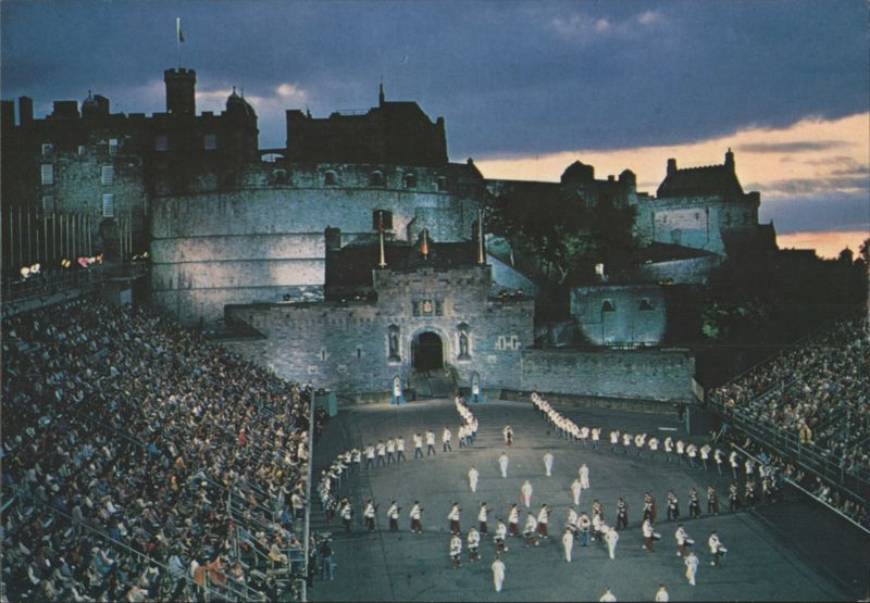 Edinburgh Military Tattoo at Edinburgh Castle Scotland