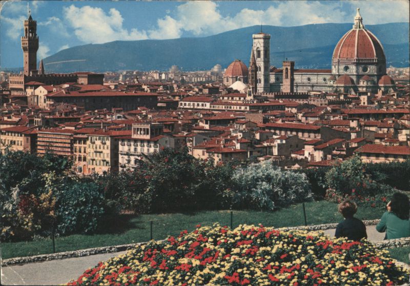 Florence Panorama from Piazzale Michelangelo Italy