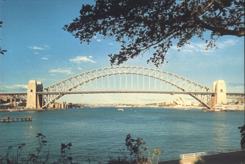 Sydney's famous Harbour Bridge, Australia
