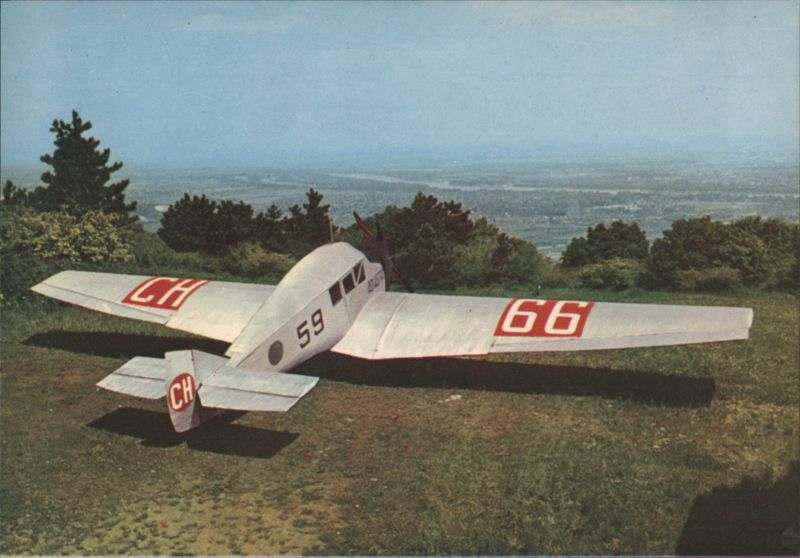 Junkers F-13 First Metal Body Passenger Plane Szabó–Wahr