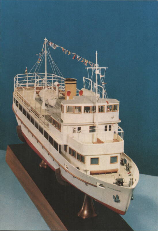 BELOIANNISZ Ship Model, MAHART Lake Balaton Excursion Vessel