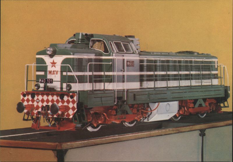 MÁV M 40 Series Diesel-Electric Locomotive Model 1:10 Hungary