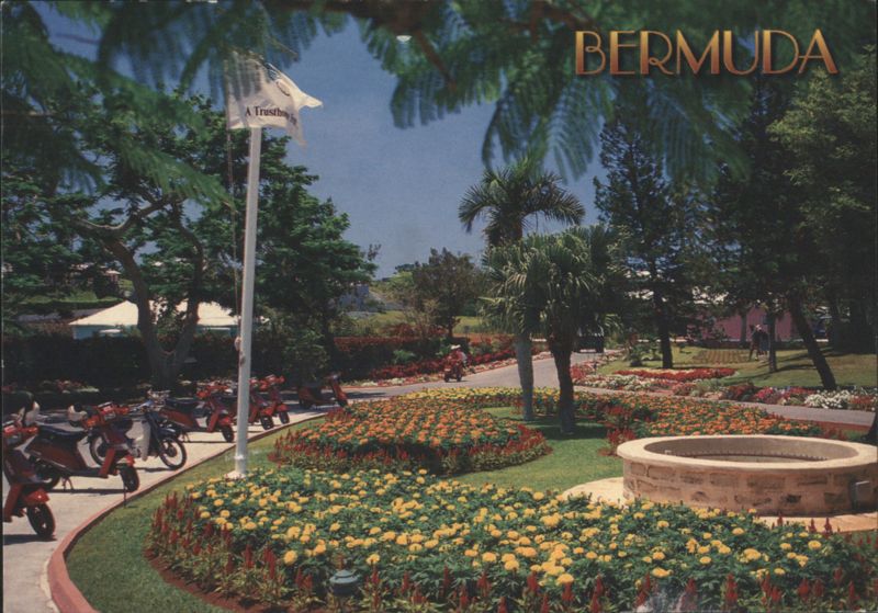 Formal Floral Gardens, Harmony Club, Bermuda Paget