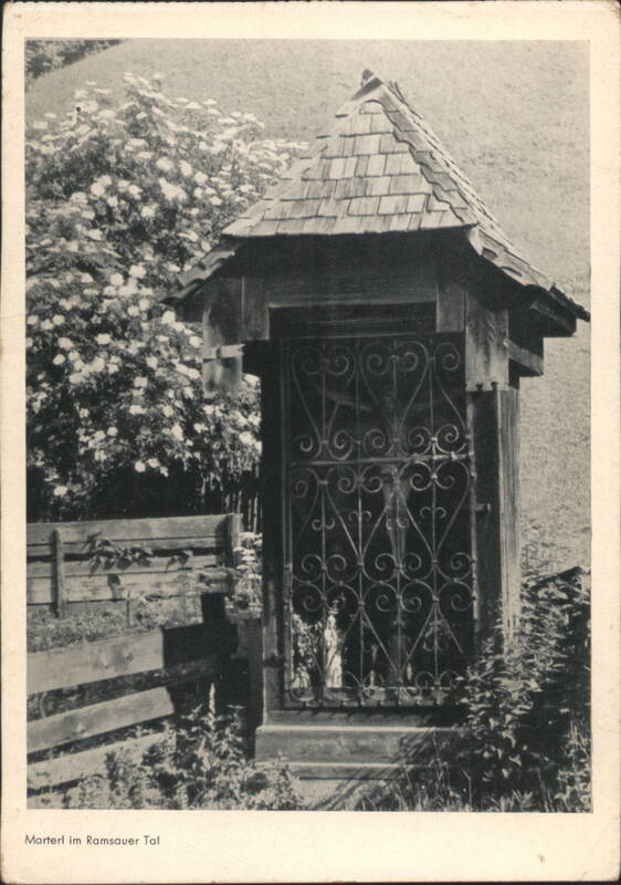 Marterl Wayside Shrine, Ramsauer Tal Germany