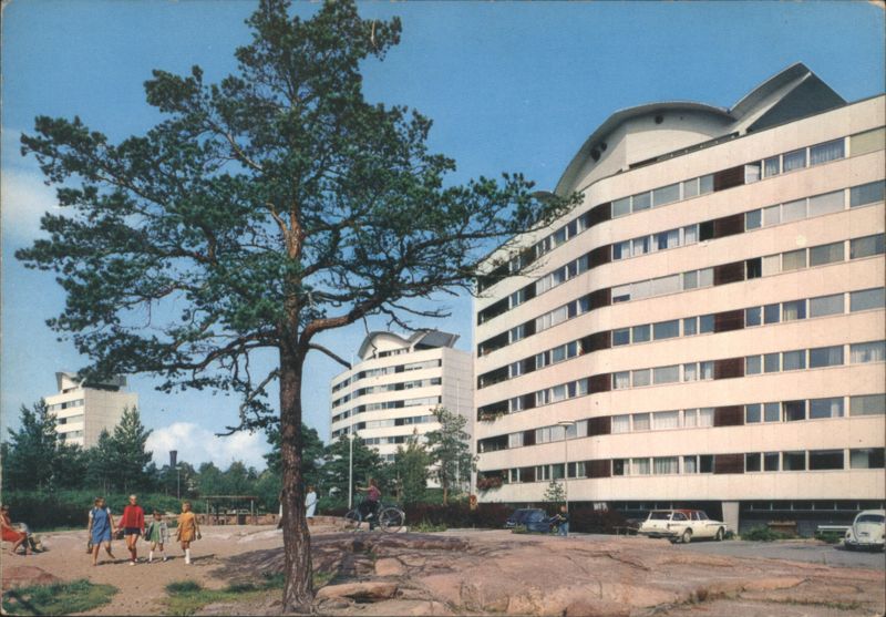 Tapiola Garden City, Modern Apartment Buildings Finland