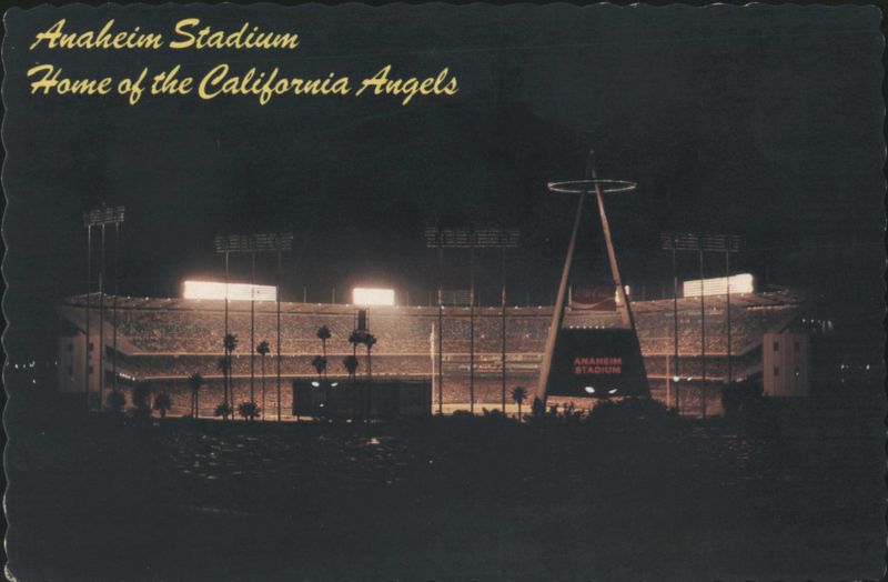 Anaheim Stadium Home of the California Angels