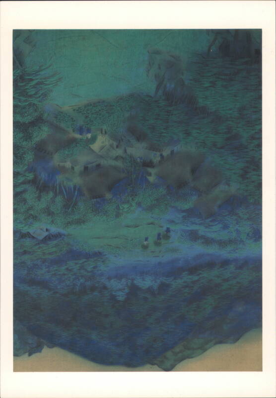 Shugakuin Village Landscape by Hayami Gyoshu, Kyoto, 1918 Japan