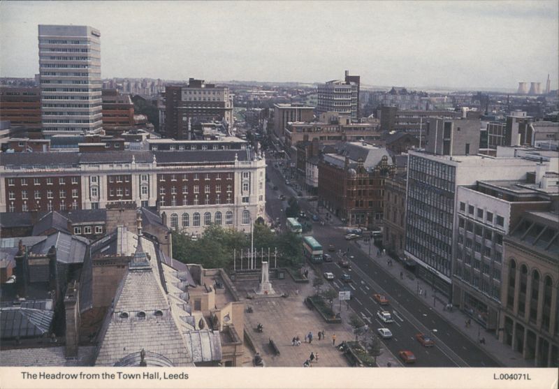 The Headrow from the Town Hall, Leeds United Kingdom