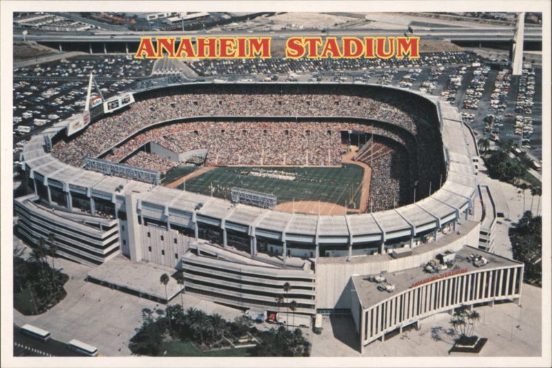 Anaheim Stadium, Home of California Angels & L.A. Rams