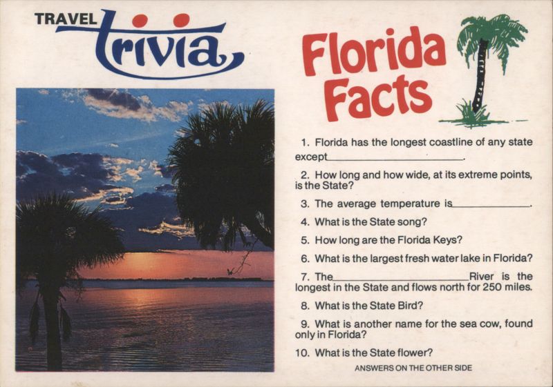 TRAVEL Trivia Florida Facts