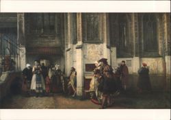Faust and Marguerite, Hendrik Jan August Leys Postcard
