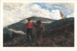 Winslow Homer, The Two Guides, Oil on Canvas Postcard