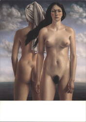 Niels Strøbek Ved havet 1979 Art Ny Carlsberg Glyptotek Postcard