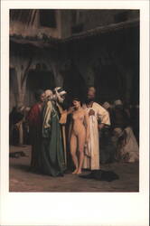 Jean Léon Gérôme, The Slave Market Postcard
