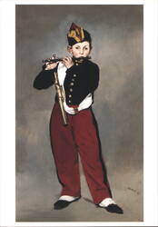 Edouard Manet, Le fifre, Boy Playing Fife, Musée d'Orsay Postcard