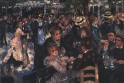 Auguste Renoir: Le Moulin de la Galette Painting Postcard