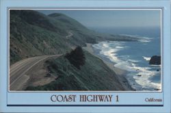 Coast Highway 1, Northern California Coast Postcard