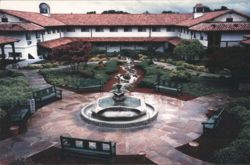 The Courtyard, San Damiano Retreat Postcard