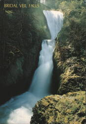 Bridal Veil Falls, Columbia River Gorge Postcard
