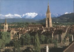 Berne and the Alps Postcard