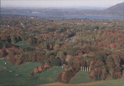 Aerial view of Storm King Art Center, Hudson River Postcard