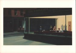 Edward Hopper Nighthawks Painting, 1942 Postcard