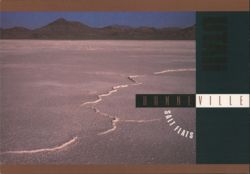 Bonneville Salt Flats, Fastest Automobile Raceway Postcard